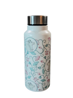 Maatir - Kamdhenu Pichwai Cow Art 750ml Steel Water Bottle