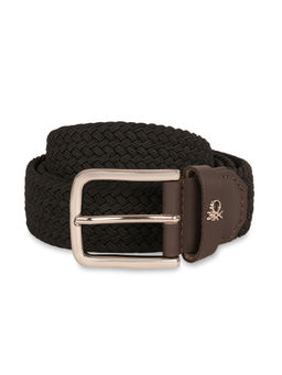 United Colors of Benetton - Black Men Webbing Casual Belt - Asssen