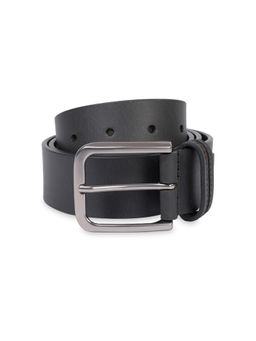 United Colors of Benetton - Black Men Leather Casual Belt - Dieren