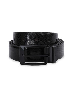 United Colors of Benetton - Black & Wine Men Leather Reversible Belt - Grave