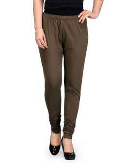 Rangriti - Women Brown Cotton Leggings