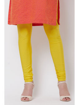 Rangriti - Women Yellow Poly Cotton Churidar
