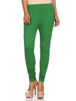 Rangriti - Women Dark Green Cotton Leggings
