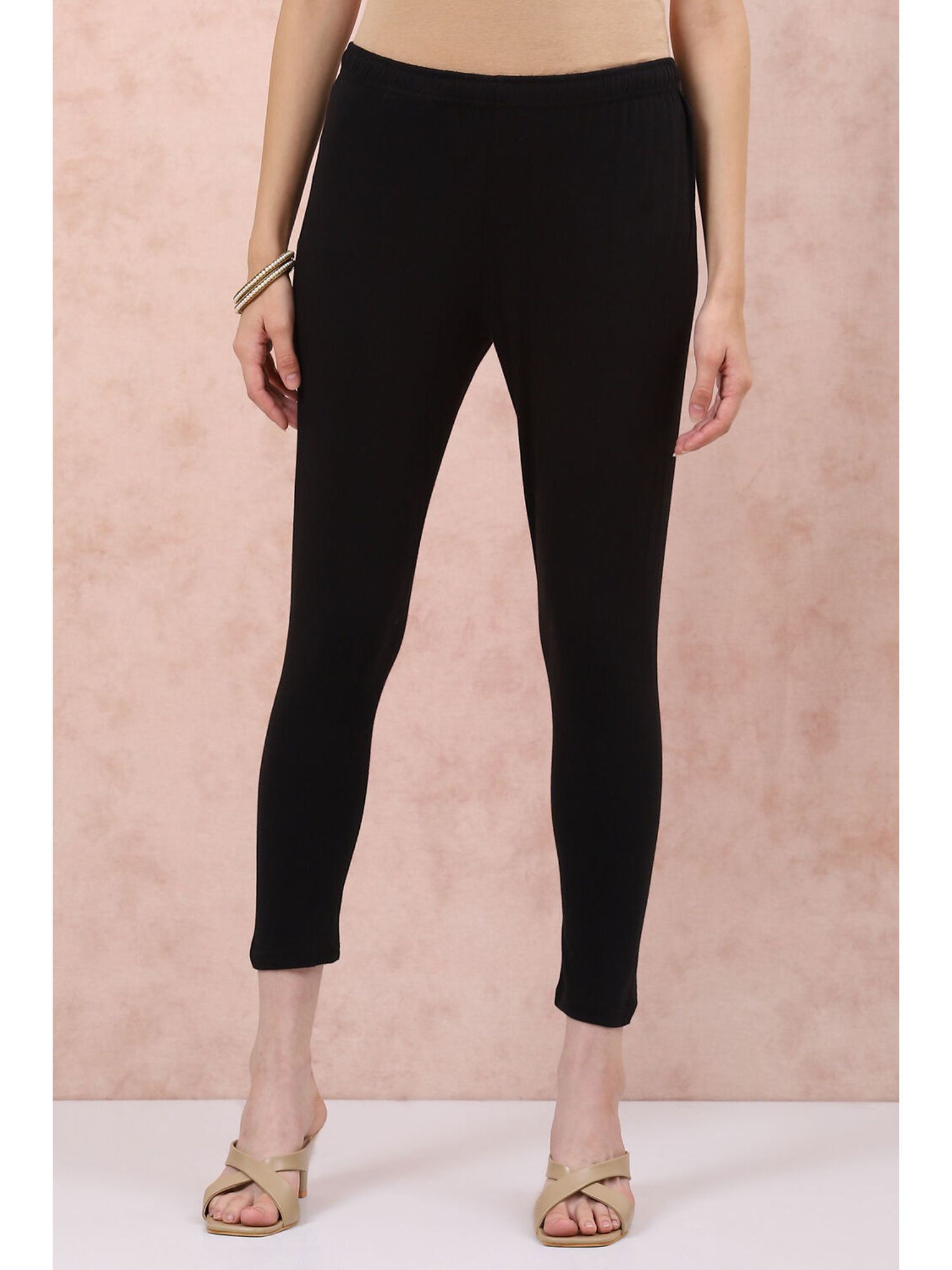 rangriti Women Black Cotton Leggings-picture-15