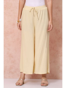 Rangriti - Women Beige Viscose Palazzo
