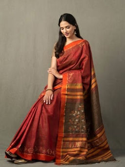 Fabindia - Silk Woven Jamdani Sari