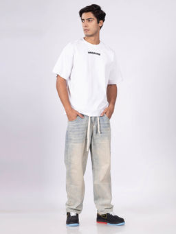 Dimeh - Imagine White Typography T-Shirt