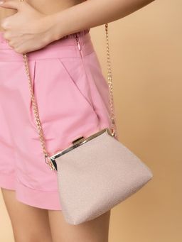 Twenty Dresses by Nykaa Fashion - Covered In Shimmer Clutch