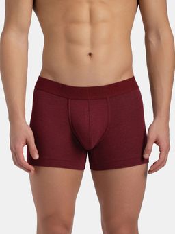 Jockey - Mens Wine Solid/Plain Bamboo Fibre Trunk