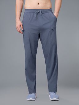 Technosport - Mens Purple Solid/Plain Polyester Trackpant