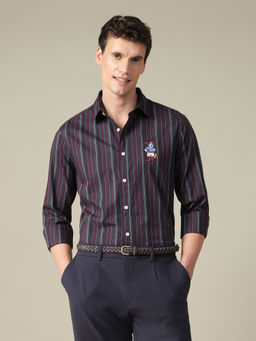 U.S. POLO ASSN. - Mens Multi-Color Stripes Cotton Shirt