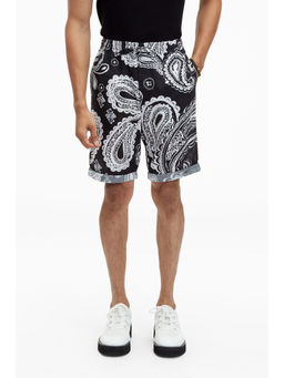 TERRA LUNA - Laroc Noir Paisley Shorts