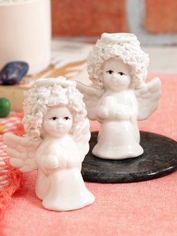 Tayhaa - Beautiful Ceramic European Figurine Showpiece Set Of 2
