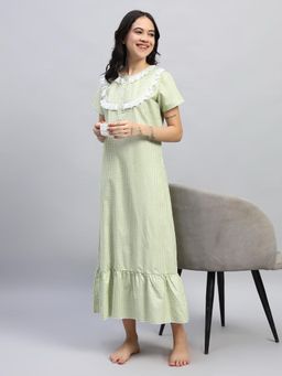 SEPHANI - Green Checks Nighty