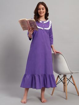 SEPHANI - Purple Solid Nighty
