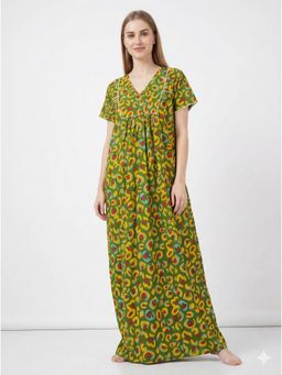 YELLOW BLOOM - Leopard Trail Nightdress