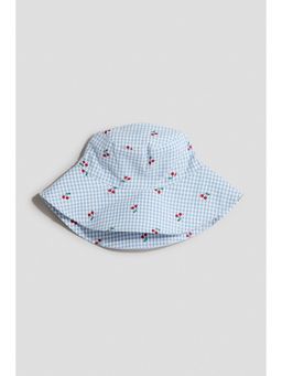 H&M - Girls Blue Cotton Sun Hat