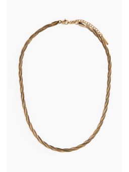 H&M - Women Gold-Coloured Waterproof Twisted Chain Necklace
