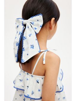 H&M - Girls Multi-Color Patterned Bow-Detail Hair Clip
