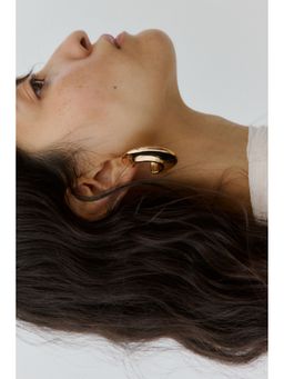 H&M - Women Gold-Coloured Chunky Hoop Earrings