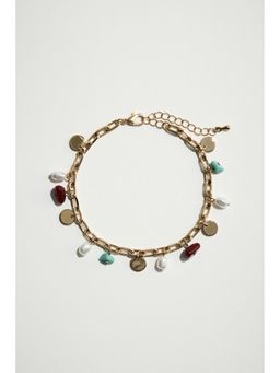 H&M - Women Gold-Coloured Charm Anklet