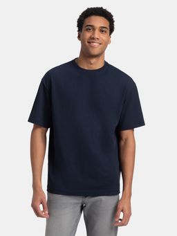 Jockey - UM23 Men Super Combed Cotton Oversized T-Shirt with StayFresh Treatment-Navy