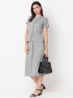 Not So Pink - Khadi Cordset with Overlap Details