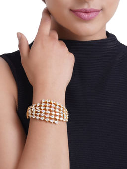 Priyaasi - Gold Plated Brass Handcrafted Bracelet