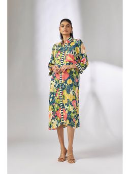 Gopi Vaid - Bluebell Shirt Dress