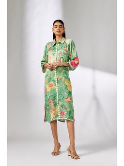 Gopi Vaid - Bluebell Shirt Dress
