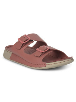 Scholl - Women Casual Red Slip-On Sandals