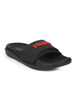 Hush Puppies - Men Casual Black Slip-On Sliders