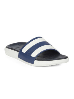 Bata - Men Casual Blue Slip-On Sliders