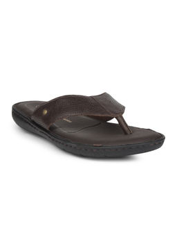 Hush Puppies - Men Casual Brown Slip-On Sandals