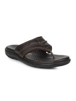 Hush Puppies - Men Casual Brown Slip-On Sandals