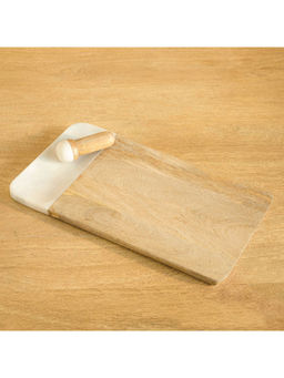 Ellementry - Chop & Crush Cutting Board with Mortar