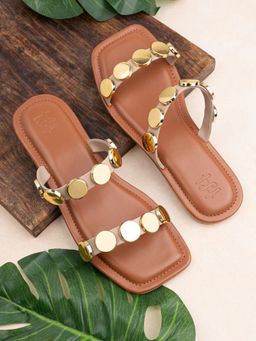 Hydes N Hues - Women Beige Elegant Flats