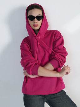 SHOWOFF - Edition Women Pink Oversized Hoodie