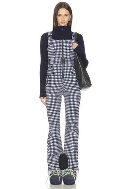 CORDOVA - Fernie Women's Adjustable Strap Zip-Front Ski Bib Jumpsuit Indigo
