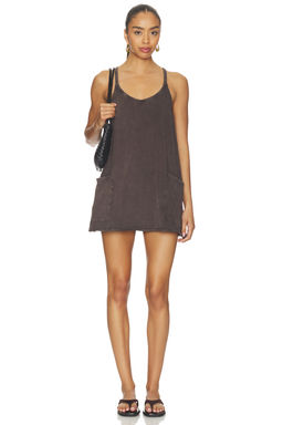 Free People - FP Movement Hot Shot Women's Sleeveless Mini Romper Brown