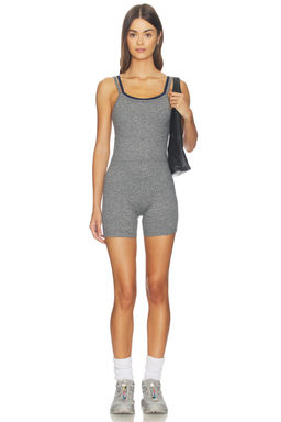 STRUT-THIS - X Happily Grey Women's Sleeveless Pull-On Jersey Playsuit Grey