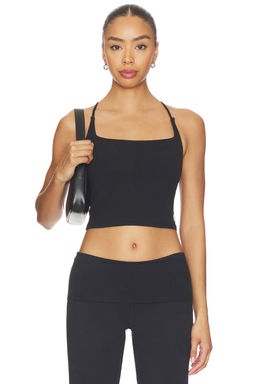 Vuori - All The Feels Women's Strappy Back Sleeveless Tank Top Black