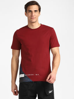 Reebok - Rbk Performance Gr Maroon Training T-shirt