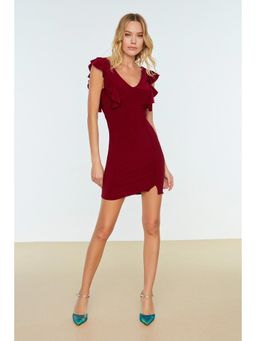 Trendyol - Women's Skinny Red Mini Dresses