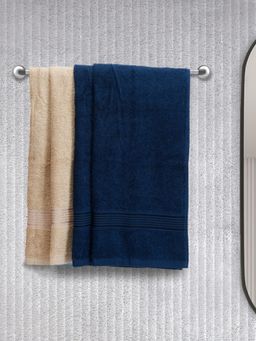 KOPA - Quick Dry 100% Cotton Soft Terry Towel -4Pc Hand Towel D'Ross Solid-Multi