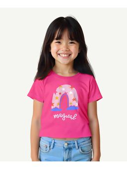 Guugly Wuugly - Girls Magical Crop T-shirt