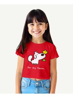 Guugly Wuugly - Girls Formyfavv Crop T-shirt