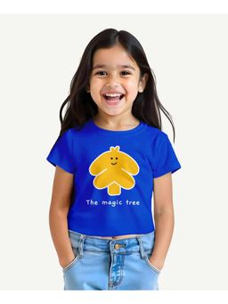 Guugly Wuugly - Girls Magic Tree Crop T-shirt