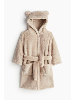H&M - Unisex Beige Dressing Gown With Belt