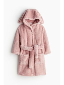 H&M - Unisex Pink Dressing Gown With Belt